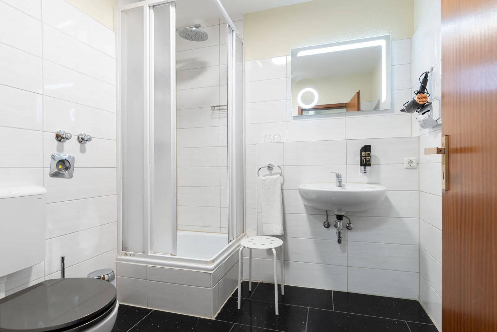 Badezimmer im Hotel an der Hörn